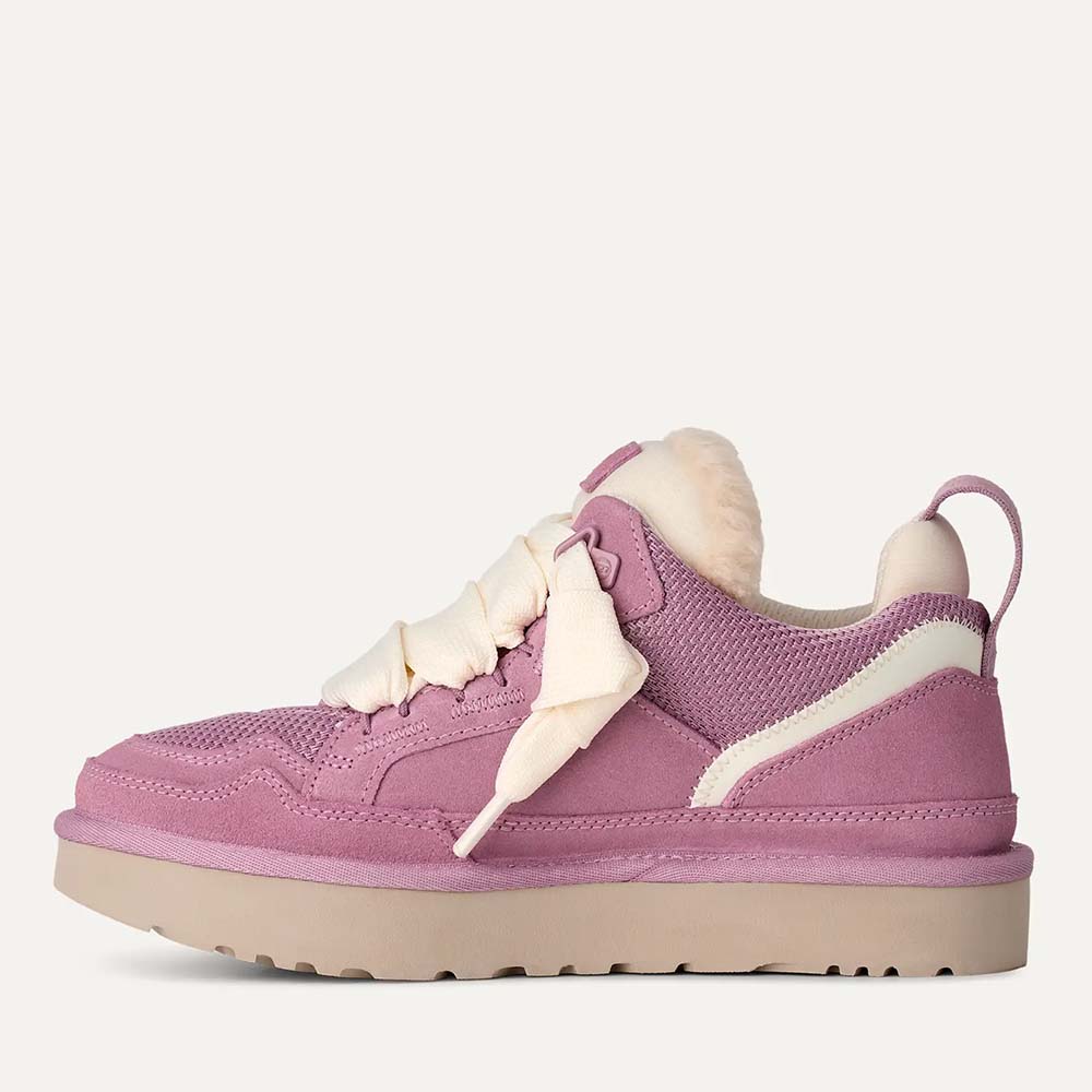 Ghete femei UGG Lowmel dusty orchid din piele și textil 2392DG1144032VRO