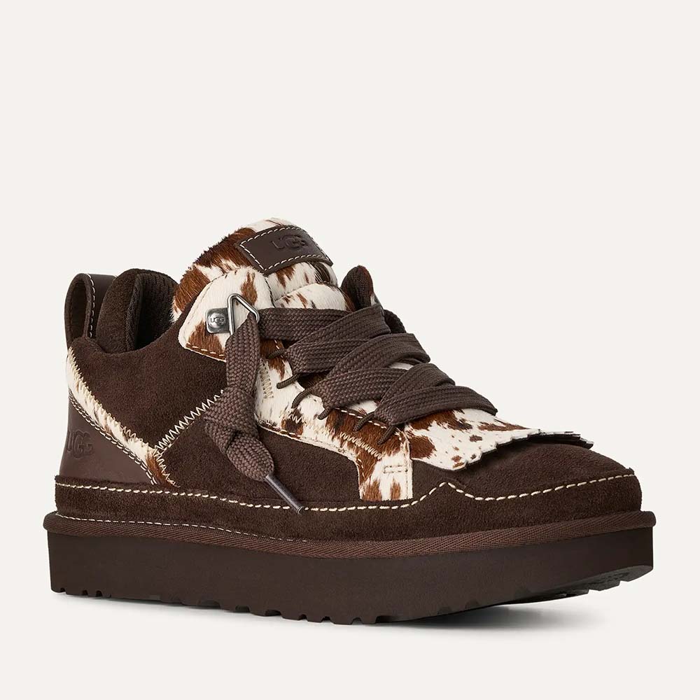 Ghete femei UGG Lowmel Western burnt cedar din piele 2392DG1180311VM