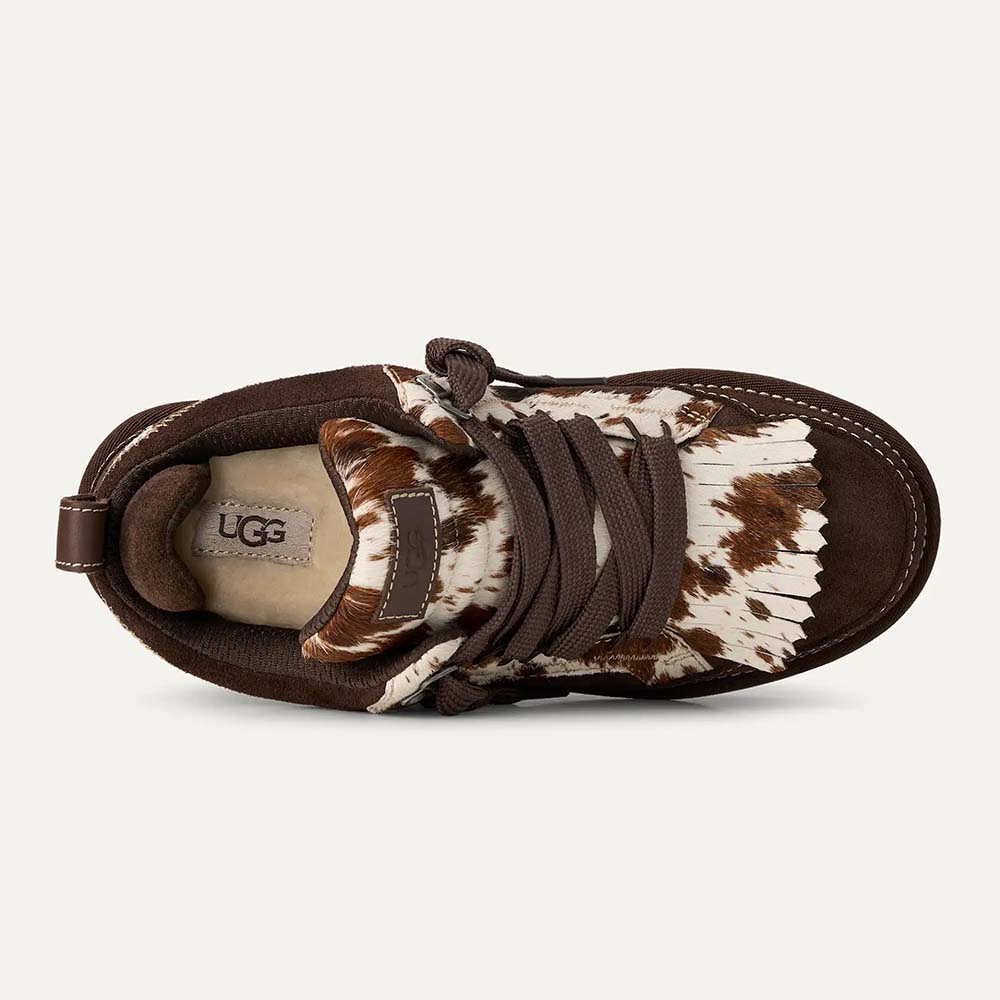 Ghete femei UGG Lowmel Western burnt cedar din piele 2392DG1180311VM