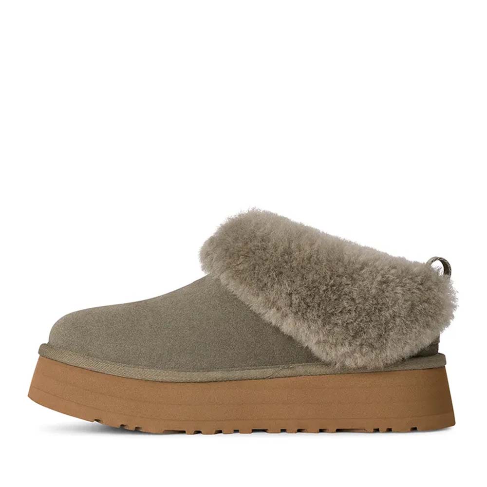 Ghete femei UGG Tazzelle moss green din piele întoarsă 2390DG1171393VV