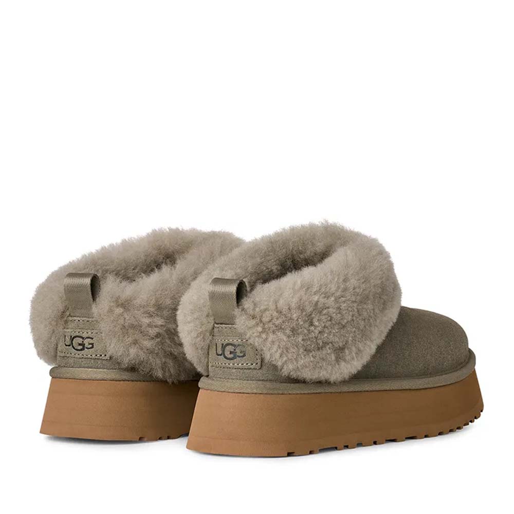 Ghete femei UGG Tazzelle moss green din piele întoarsă 2390DG1171393VV