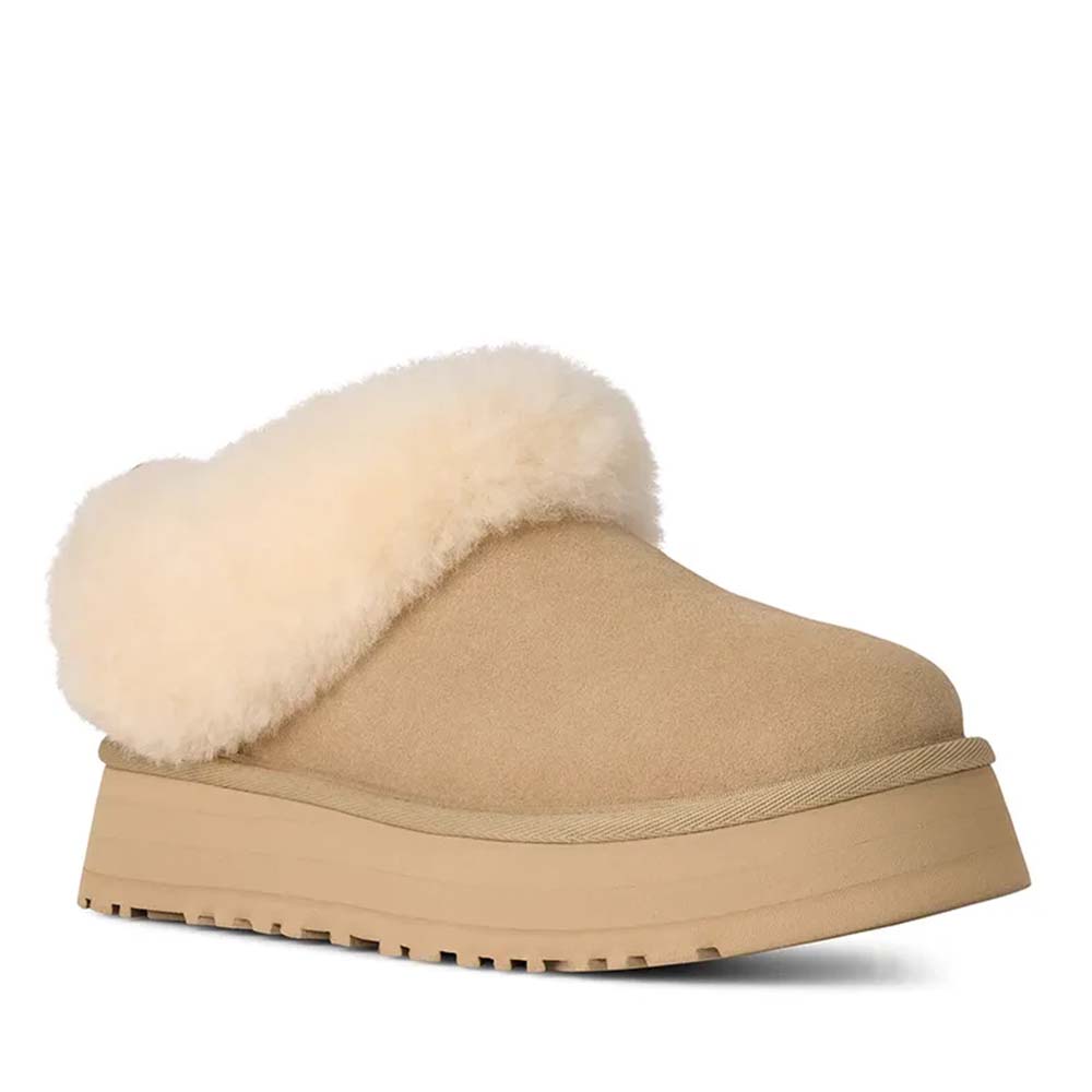 Ghete femei UGG Tazzelle mustard seed din piele întoarsă 2390DG1171393VBE