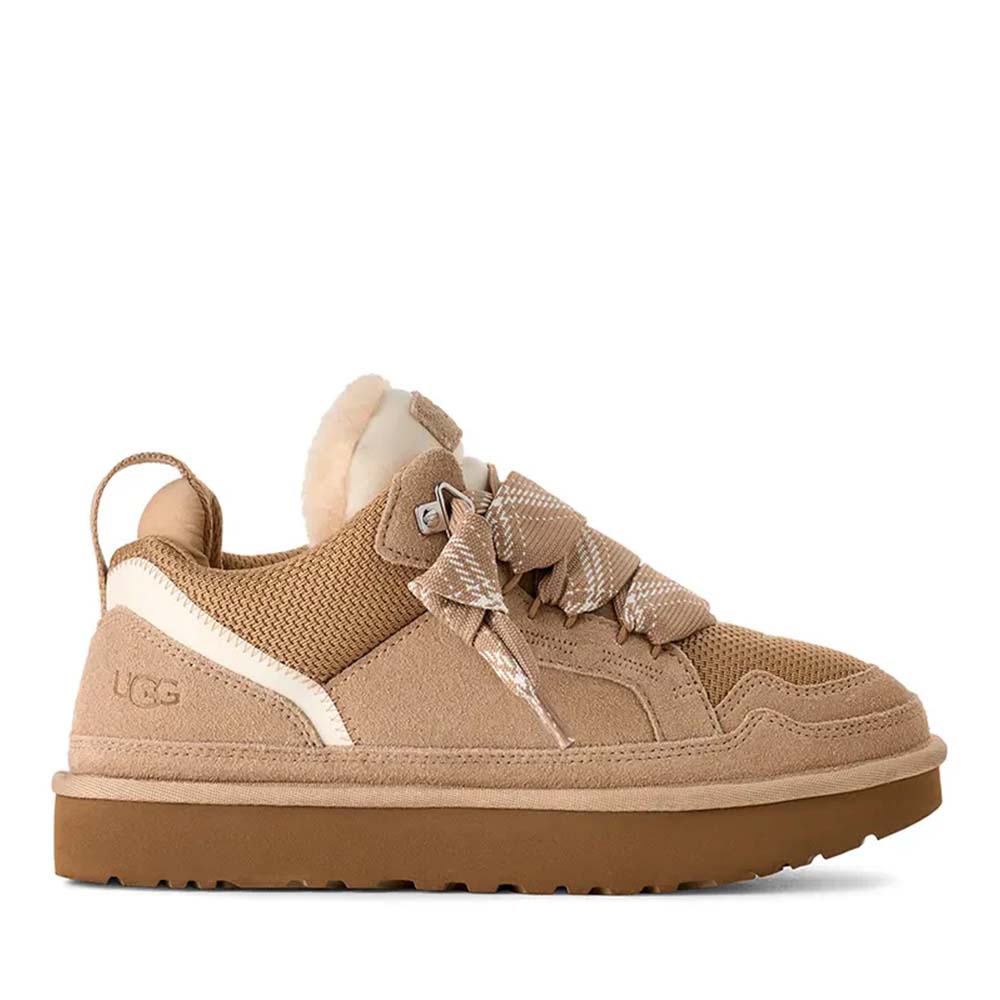 Pantofi femei UGG Lowmel, sand din piele întoarsă 2390DP1144032VBE
