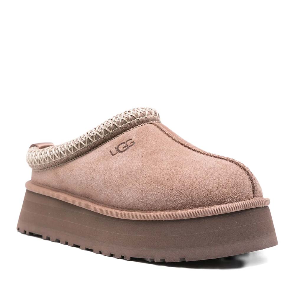 Saboți îmblăniți femei UGG Tazz II rocky oak din piele întoarsă 2390DPP1174471VTA - 1 | YEO