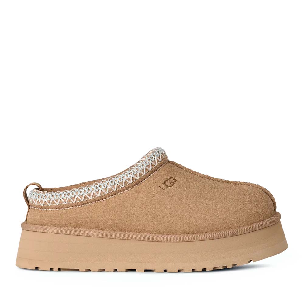 Saboți îmblăniți femei UGG Tazz II rocky oak din piele întoarsă 2390DPP1174471VTA