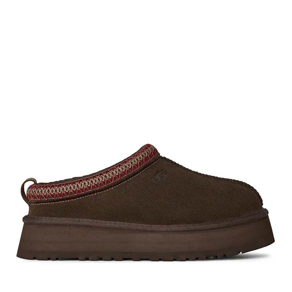 Saboți îmblăniți femei UGG TazzII Dusted Cocoa din piele întoarsă 2390DPP1174471VM