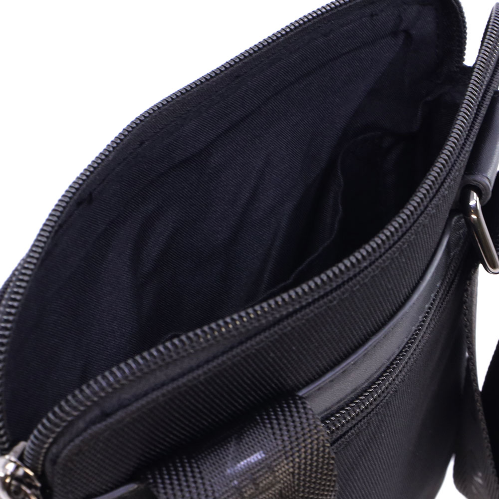 Valentino Black Men's Crossbody Bag With Front Logo 1987BGEA7PM05N