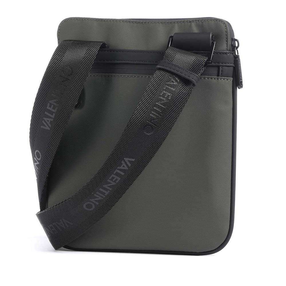 Geantă crossbody  bărbați Valentino Axel verde kaki cu logo 1982BGEAVBSA8O05KA — imaginea 2