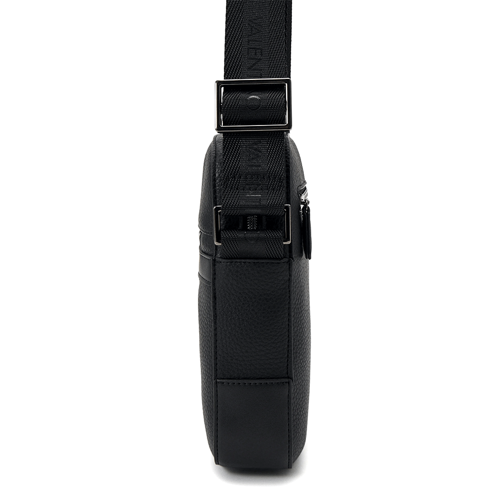 Geantă crossbody  bărbați Valentino Efeo neagră cu logo 1981bgeavbs7o920n