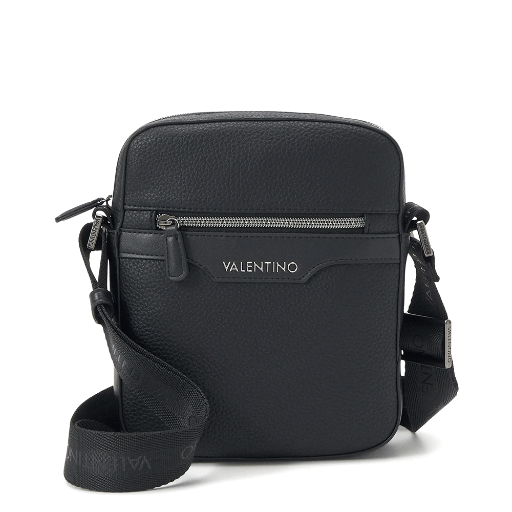 Geantă crossbody  bărbați Valentino Efeo neagră cu logo 1981bgeavbs7o920n
