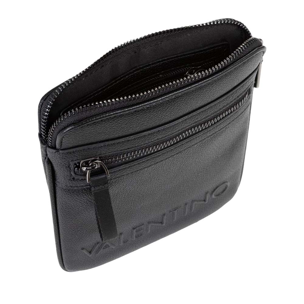 Geantă crossbody  bărbați Valentino Elite neagră cu logo 1982BGEAVBSA8R06N