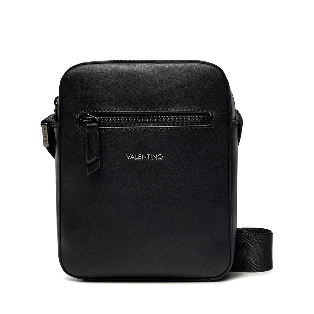 Geanta crossbody  barbati Valentino Horizon neagra cu logo 1980bgeavbs8ut21n