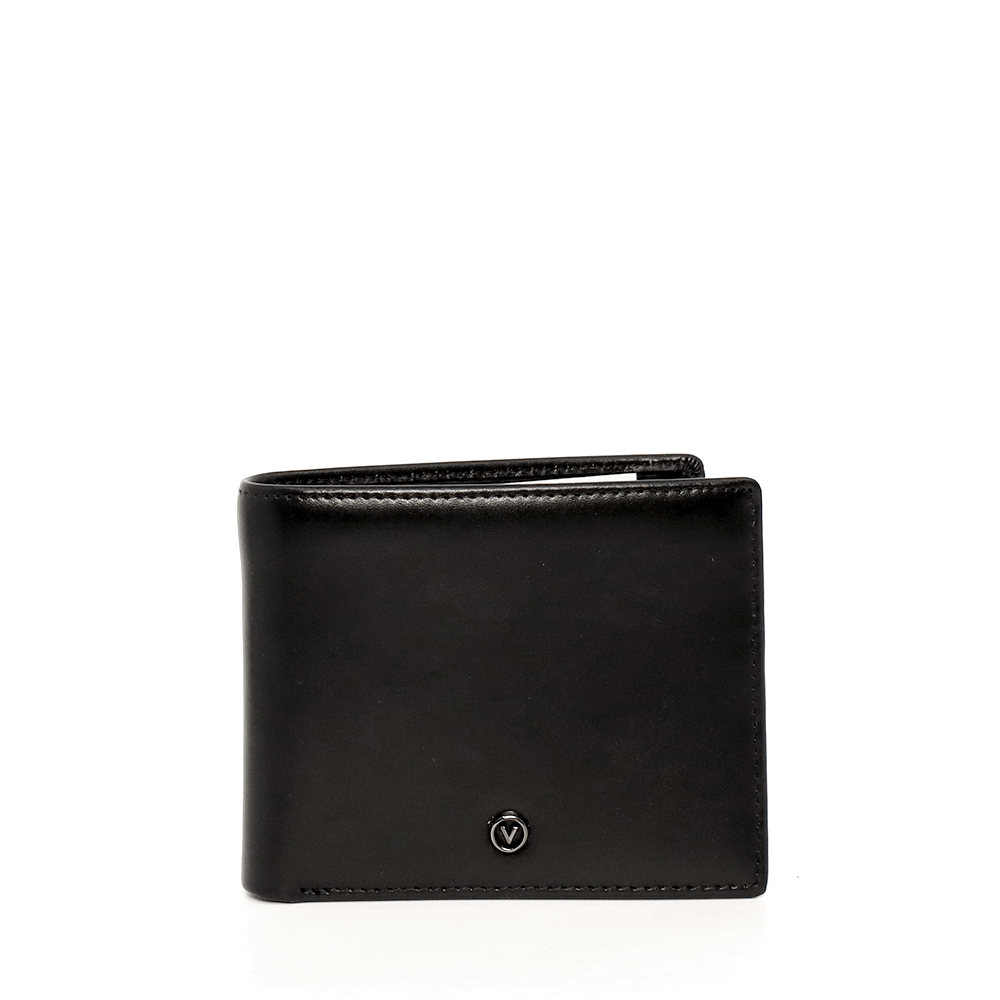 Portmoneu bărbați Valentino Courage negru din piele cu RFID 1981BPUVPP9LY68N