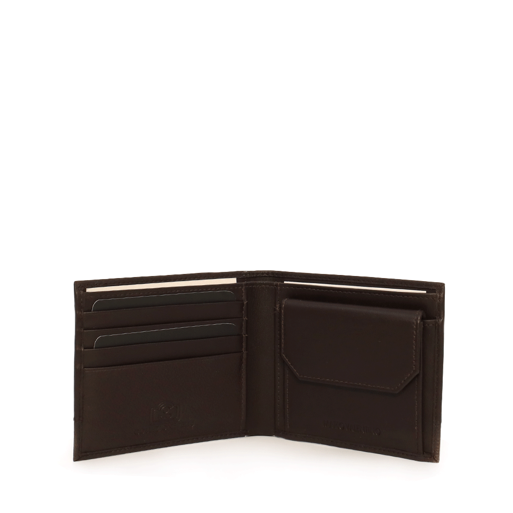 Portmoneu bărbați Valentino Legend maro din piele cu RFID 1981BPUVPP9OI13M - imagine 2