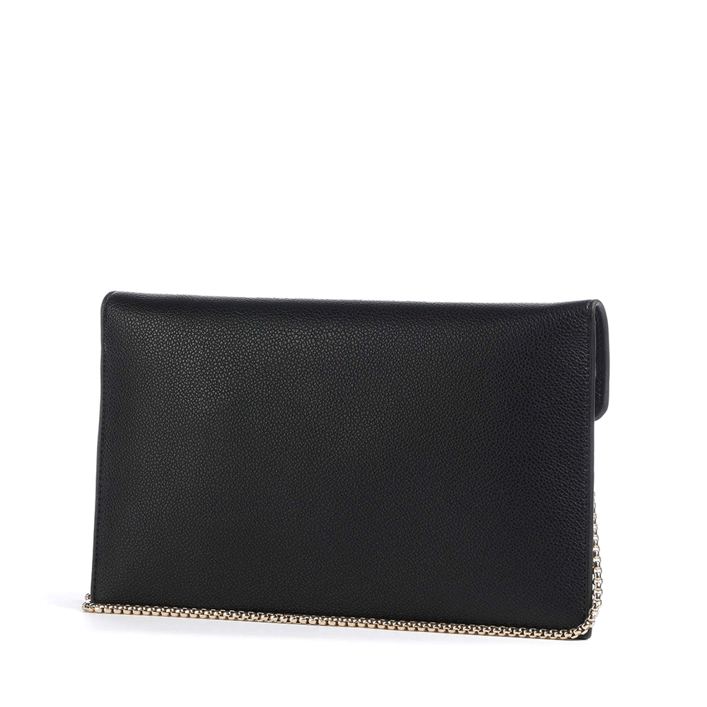 Poșetă plic femei Valentino Luxe negru cu logo frontal 1951PLSVBS9XJ17N - imagine 2