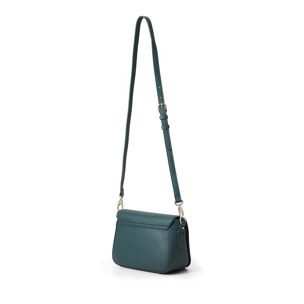 Poșetă crossbody femei Valentino Super gri petrol 1952POSSVBSA9709BL