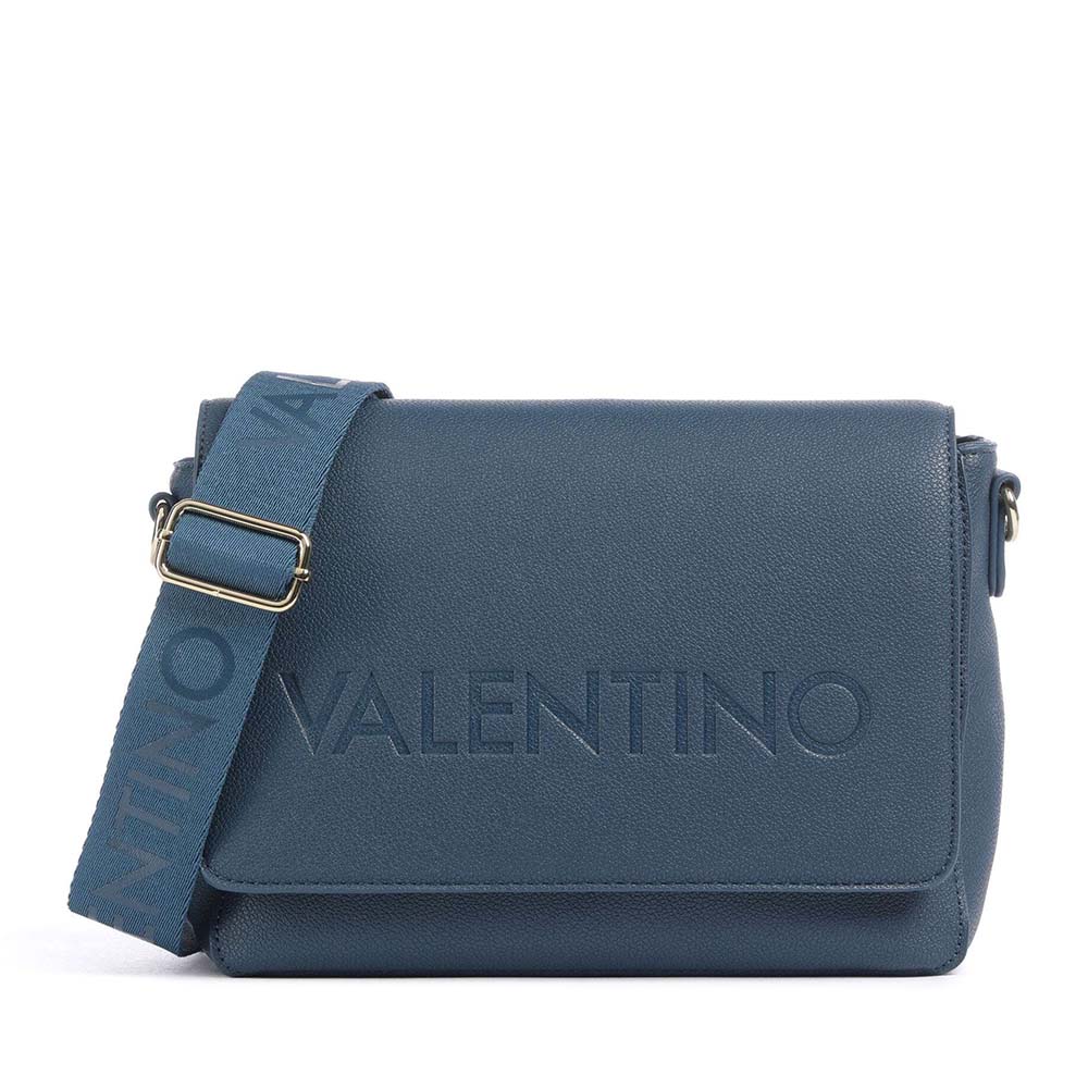 Poseta crossbody Valentino Foxy Re bleumarin cu logo 1951POSSVBS9EO09BL