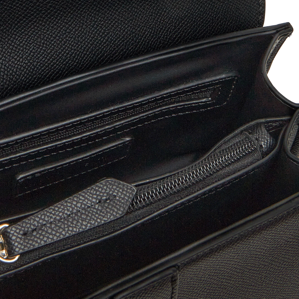 Valentino Sobo black women's mini satchel purse with logo 1959POSS8ZS39N