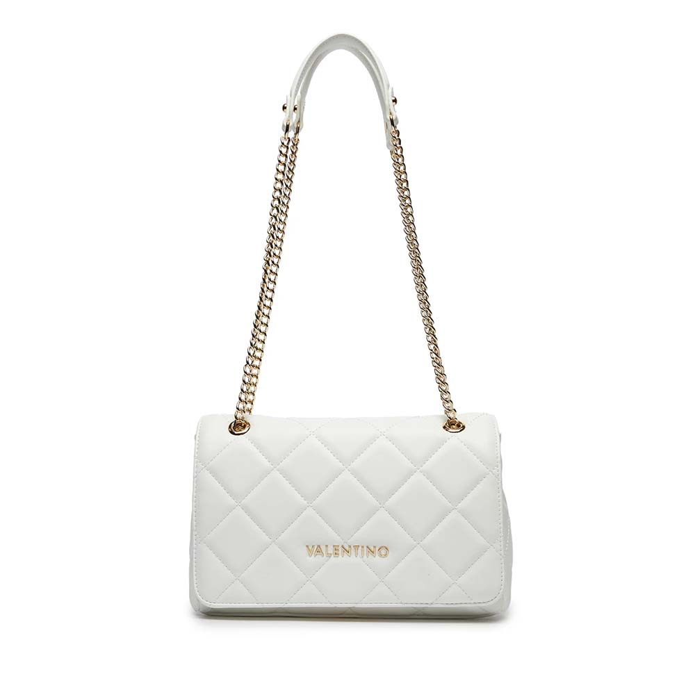 Poșetă satchel femei Valentino Ocarina albă cu aspect matlasat 1951POSSVBS3KK02A - imagine 2