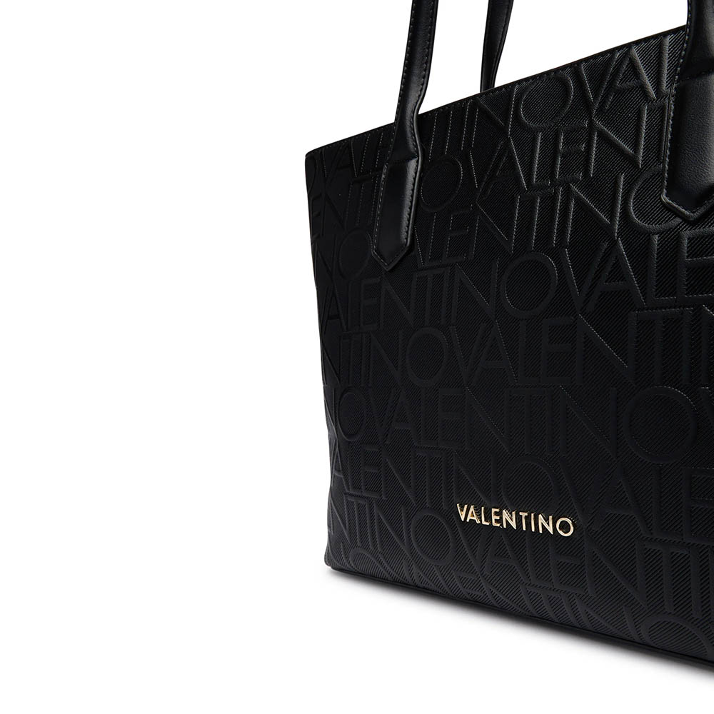 Poșetă shopper femei Valentino Gynevra Re neagră 1952POSSVBSA6801N
