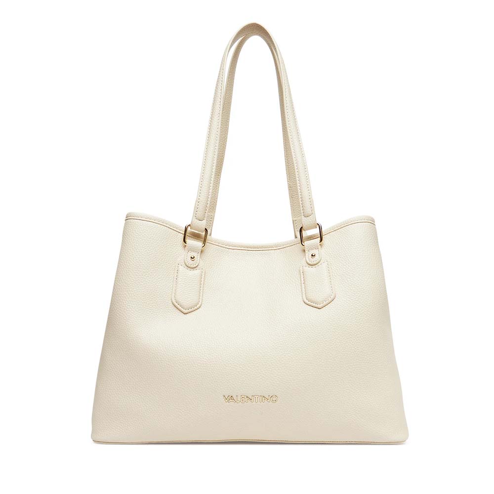Poseta tote femei Valentino  Brixton bej cu logo 1951possvbs7lx05be