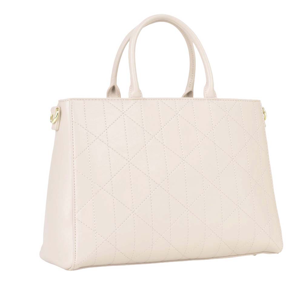 Poșetă tote femei Valentino Melia albă cu logo 1951POSSVBS9OR04A - imagine 2